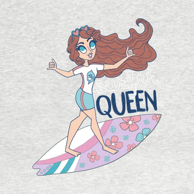 Surfer Queen by katidoodlesmuch